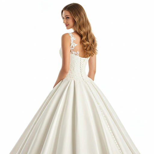 Elaborate tulle prom dress layers